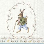 Χαρτοπετσέτα για decoupage, Edward Rabbit, 1 τεμ.