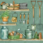 Χαρτοπετσέτα για decoupage, In the Garden, 1 τεμ.