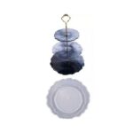 Καλούπια σιλικόνης γεώδεις λίθοι στρογγυλοί, σετ 3 τεμ.