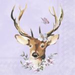 Χαρτοπετσέτα για decoupage, Τάρανδος, 1 τεμ.