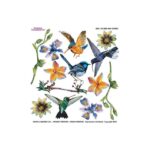 Τυπωμένo φύλλο-Ζελατίνη για Sospeso STS1.05, Bird and flowers