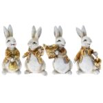 Διακοσμητικός λαγός 4 σχέδια 7x6x13EK 1 τμχ.