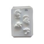 Καλούπι γύψου, 18x29cm, Σκαντζόχοιροι και μανιτάρια