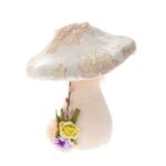 Μανιτάρι ροζ ανοιχτό υφασμάτινο 12x11x14εκ.