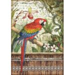 Ριζόχαρτο Stamperia 21x29cm, Amazonia, Parrot
