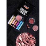 Rub-on pigment Chrome Effect (μεταλλικό εφέ) Pentart 0,5 gr, Rose gold