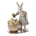 Λαγός με κοτοπουλάκι σε αυγό 10x6.5x13.5εκ.