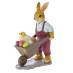 Λαγός με καρότσα 9.5x5.5x14εκ.