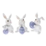 Λαγός με αυγό 7x6.5x9,5εκ. 3 σχέδια