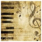 Χαρτοπετσέτα για Decoupage, piano 1τεμ