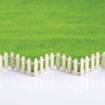 Φράχτης cream wood μινιατούρα