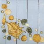 Χαρτοπετσέτα για Decoupage, Sea & shells, 1 τεμ.