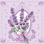 Χαρτοπετσέτα για Decoupage, Lavender, 1τεμ