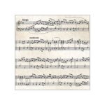 Χαρτοπετσέτα για decoupage, 1τεμ, Παρτιτούρα μουσικής