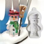 Καλούπι σιλικόνης, Χιονάνθρωπος, 10.9×3.3cm