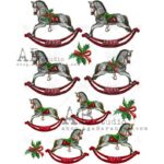 Ριζόχαρτο AB Studio, 21x29cm, Κουνιστά αλογάκια, AB0311