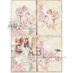 Ριζόχαρτο AB Studio, 21x29cm, Φτερωτοί Έρωτες, AB0371