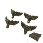 Ποδαράκια μεταλλικά antique για κουτιά 36x25mm – σετ 4 τεμ