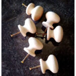 Ξύλινο χερούλι με βίδα , 35mm