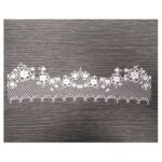Ελαστικό στοιχείο, Flower Lace, N377, 28×7,5cm