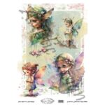 Ριζόχαρτο Artistic Design για Decoupage 30x40cm, Fairies / MR1006