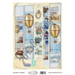 Ριζόχαρτο Artistic Design για Decoupage 30x40cm, Λαμπάδα Vintage Voyage / MR774