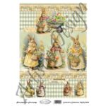 Ριζόχαρτο Artistic Design για Decoupage Α4, Rabbits / MRS549