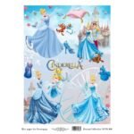 Ριζόχαρτο NCF για Decoupage Α4, Cinderella / NCFS188