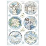 Ριζόχαρτο Stamperia 21X29cm, Round Castle