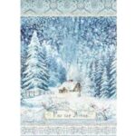 Ριζόχαρτο Stamperia 21X29cm, House Winter