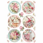 Ριζόχαρτο Stamperia 21X29cm, Happy Christmas