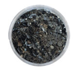 Νιφάδες γκλίτερ οικολογικές,1-5mm, ανθρακί, 150gr