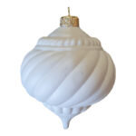 Μπάλα Χριστουγεννιάτικη πλαστική, Ανάγλυφη μυτερή 10cm