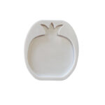 Καλούπι σιλικόνης, Ρόδι φλατ, 10.7×11.8×0.8cm