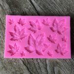 Καλούπι σιλικόνης, Mapple leaves, 9,4×6,1cm