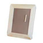 Κορνίζα ξύλινη με καμπύλες γωνίες, 27x21cm