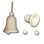 Καμπάνα ξύλινη 4 cm – 1 τεμ.