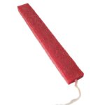 Λαμπάδα κερί πλακέ αρωματική σαγρέ 28,5×1,5×3,5cm – Κοραλί