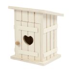 Σπιτάκι κήπου ξύλινο-μινιατούρα, 8×6.5cm