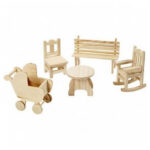 Μινιατούρες επιπλάκια, 5,8-10,5 cm , σετ 5τεμ