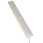 Λαμπάδα κερί πλακέ αρωματική σαγρέ 28,5×1,5×3,5cm – Λευκή