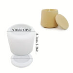 Καλούπι σιλικόνης, Δοχείο με καπάκι, 9,8×8.3cm