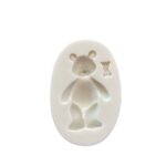 Καλούπι σιλικόνης αρκουδάκι με φιόγκο