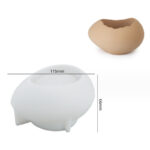 Καλούπι σιλικόνης, τσόφλι αυγού , 11.5×6.6cm