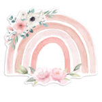 Ξύλινη φιγούρα Ουράνιο Τόξο κορίτσι