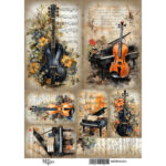 Ριζόχαρτο Maja’s Memories, 22.5x32cm, Μουσικά όργανα, MDRA4221