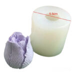 Καλούπι σιλικόνης, Τριαντάφυλλο μπουμπούκι, 5.5×4.8cm