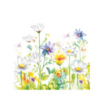 Χαρτοπετσέτα για decoupage, 1τεμ, Beautifull Flower Meadow