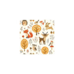 Χαρτοπετσέτα για decoupage, 1τεμ, forest friends