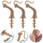 Κοτσάνι κολοκύθας πλαστικό ,καφέ μεγάλο 7.5×2.6cm